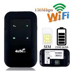 4G LTE přenosný mini WiFi 150Mbps bezdrátový kapesní směrovač dobíjecí kontinuální–