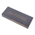 5portový HDR HDMI přepínač, 5 HDMI vstupů, přepínač na 1 HDMI výstup, podpora 4K@60Hz UHD, HDCP 2.2, HDMI 2.0, Metal House